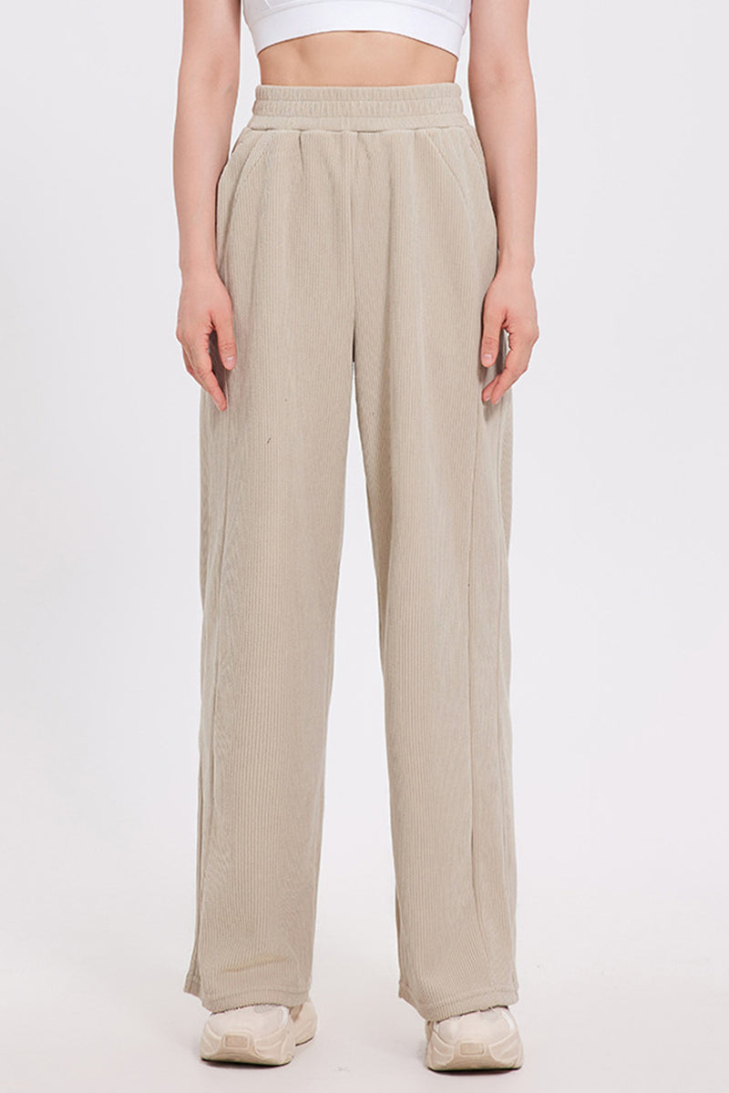 Hazel Blues® |  Basic Bae Elastic Waist Wide Leg Pants