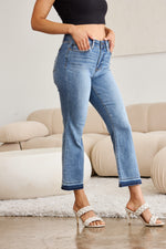 Hazel Blues® |  Judy Blue Release Hem Cropped Bootcut Jeans