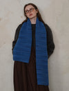 Hazel Blues® |  Striped Detail Knit Scarf