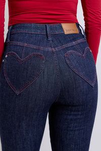 Hazel Blues® |  Judy Blue Heart Shaped Back Pockets Skinny Jeans