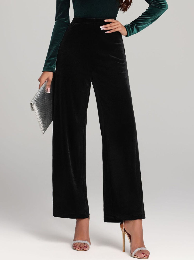 Hazel Blues® |  High Waist Wide Leg Pants