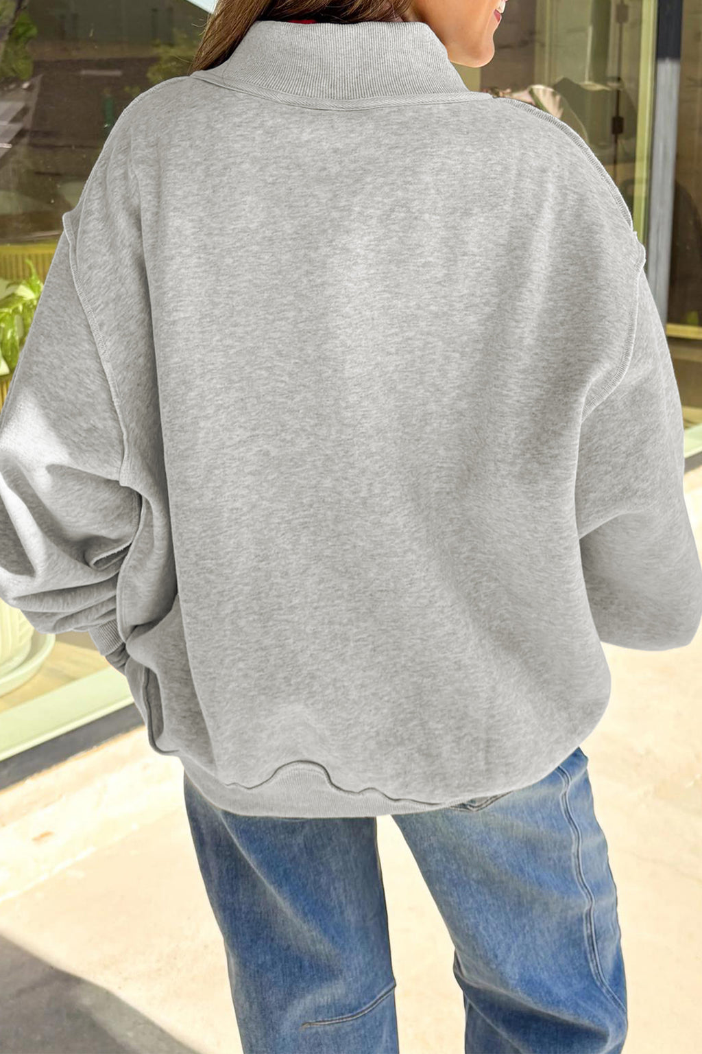 Clara Pearl Light Grey WWJD Sweatshirt