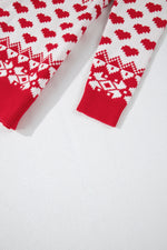 Hazel Blues® |  Christmas Element Turtleneck Long Sleeve Sweater