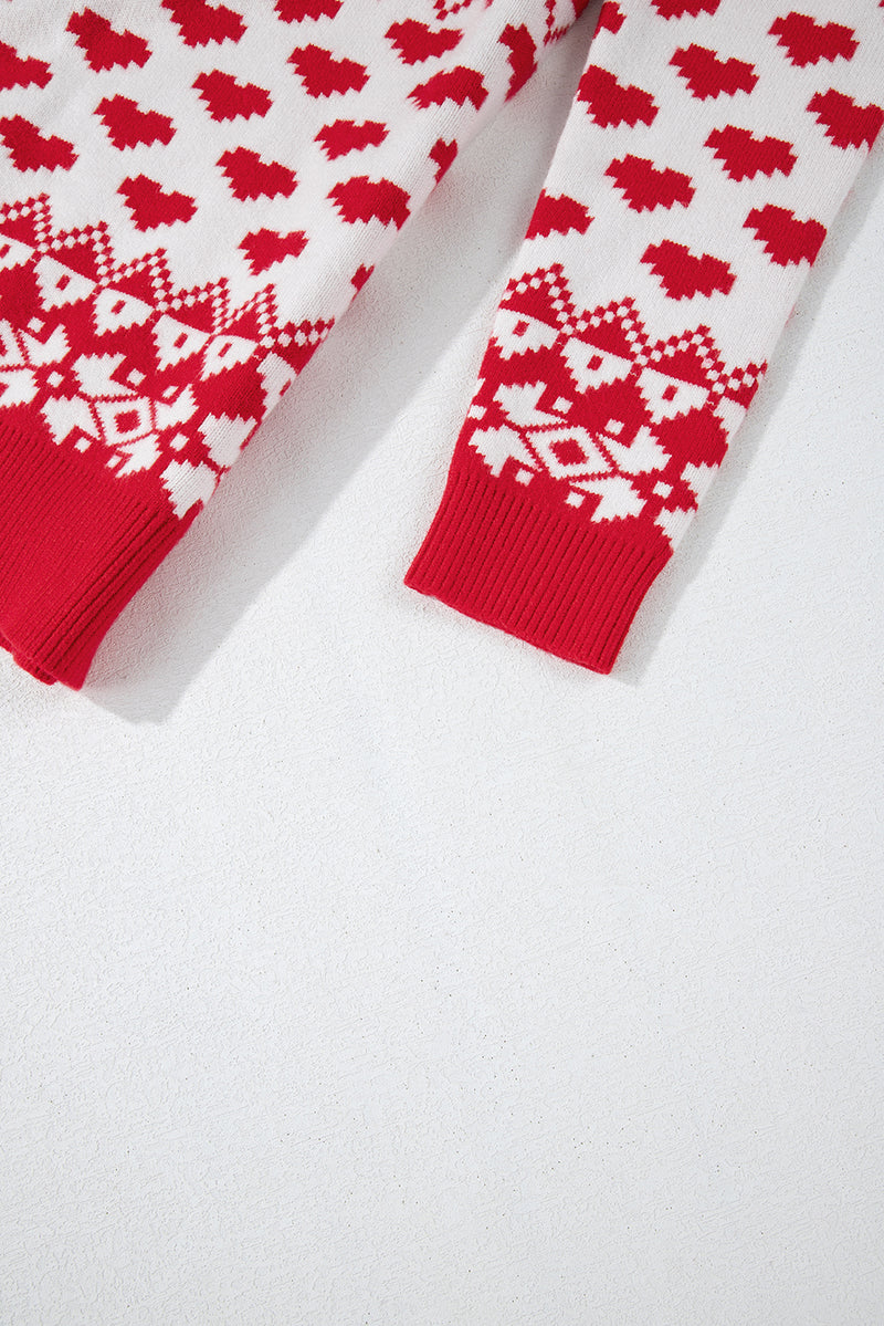 Hazel Blues® |  Christmas Element Turtleneck Long Sleeve Sweater