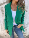 Hazel Blues® |  Collared Neck Long Sleeve Blazer