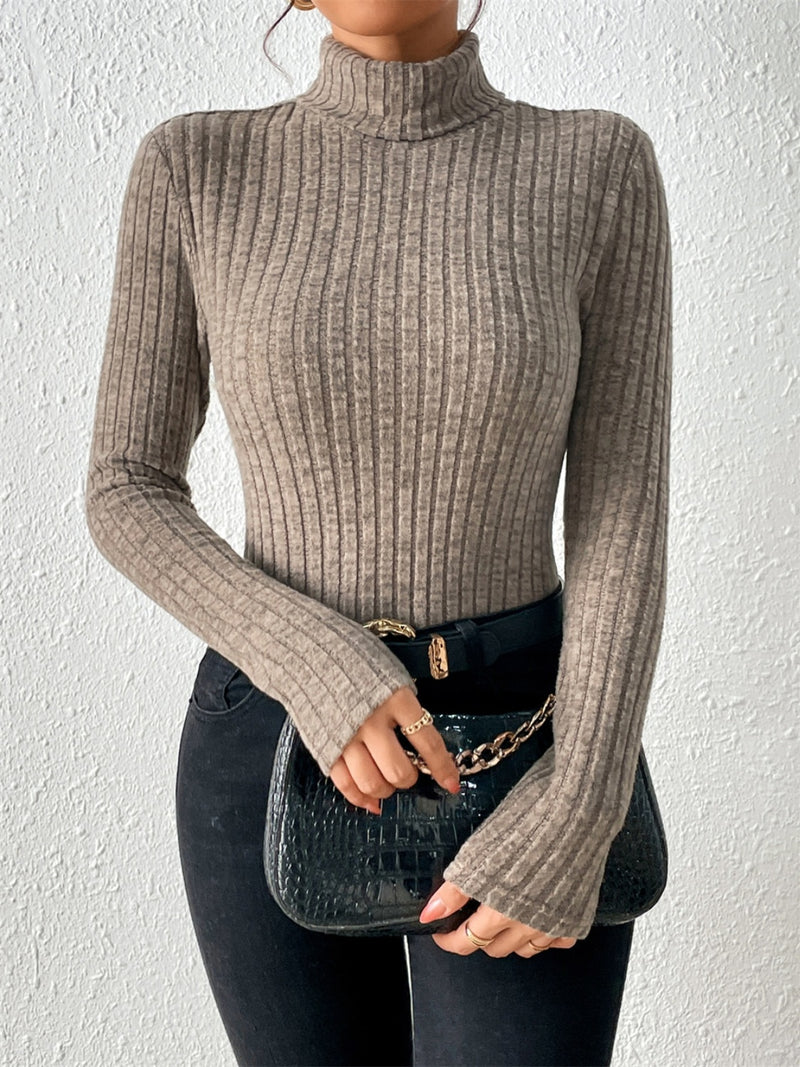 Hazel Blues® |  Turtleneck Long Sleeve T-Shirt