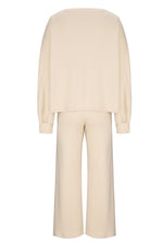Hazel Blues® |  Round Neck Long Sleeve Top and Pants Set