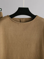 Hazel Blues® |  Basic Bae Rolled Round Neck Top and Pants Sweater Set