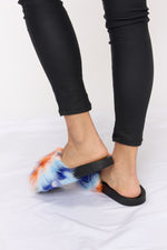 Hazel Blues® |  Forever Link Plush Open-Toe Sandals