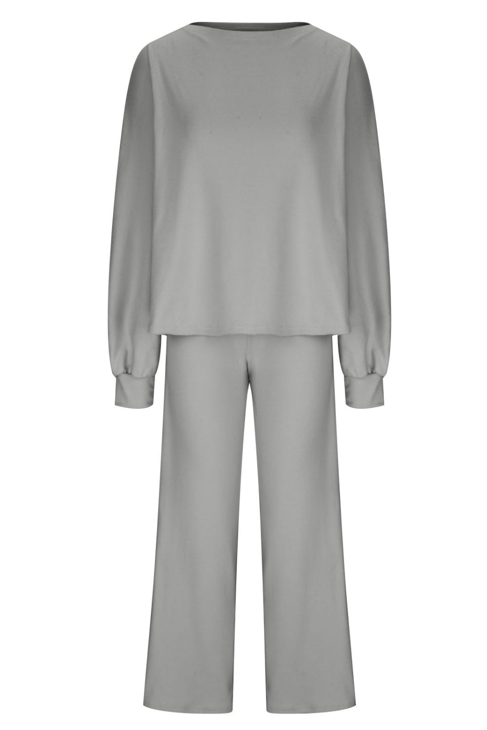 Hazel Blues® |  Round Neck Long Sleeve Top and Pants Set