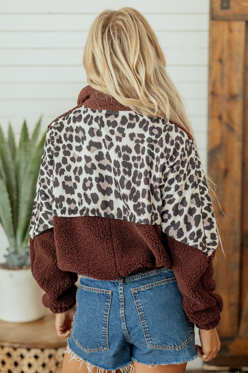 Maisie Reese Brown Western Leopard Jacket