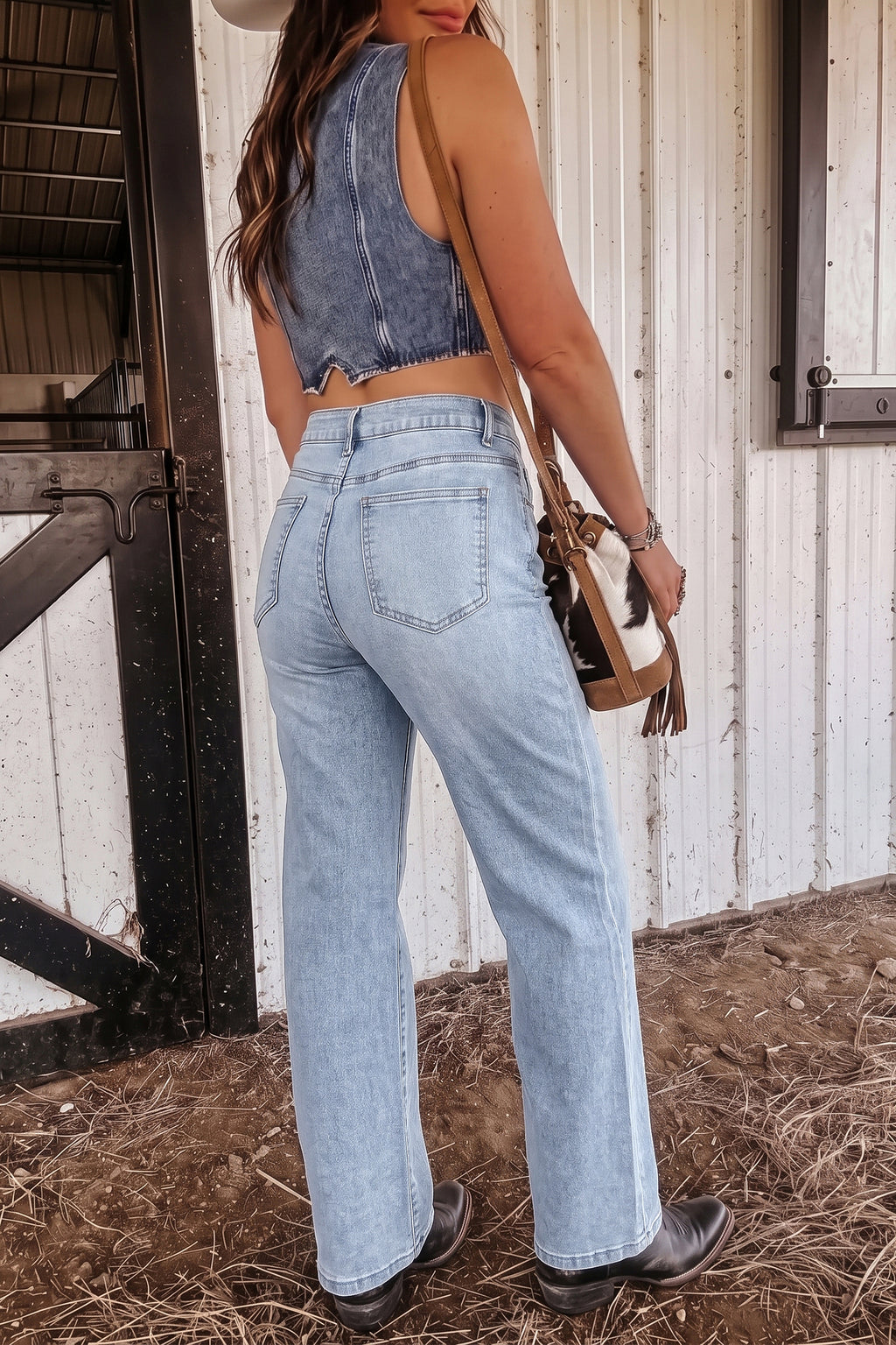 Lucy Lou Sparkle Western Jeans