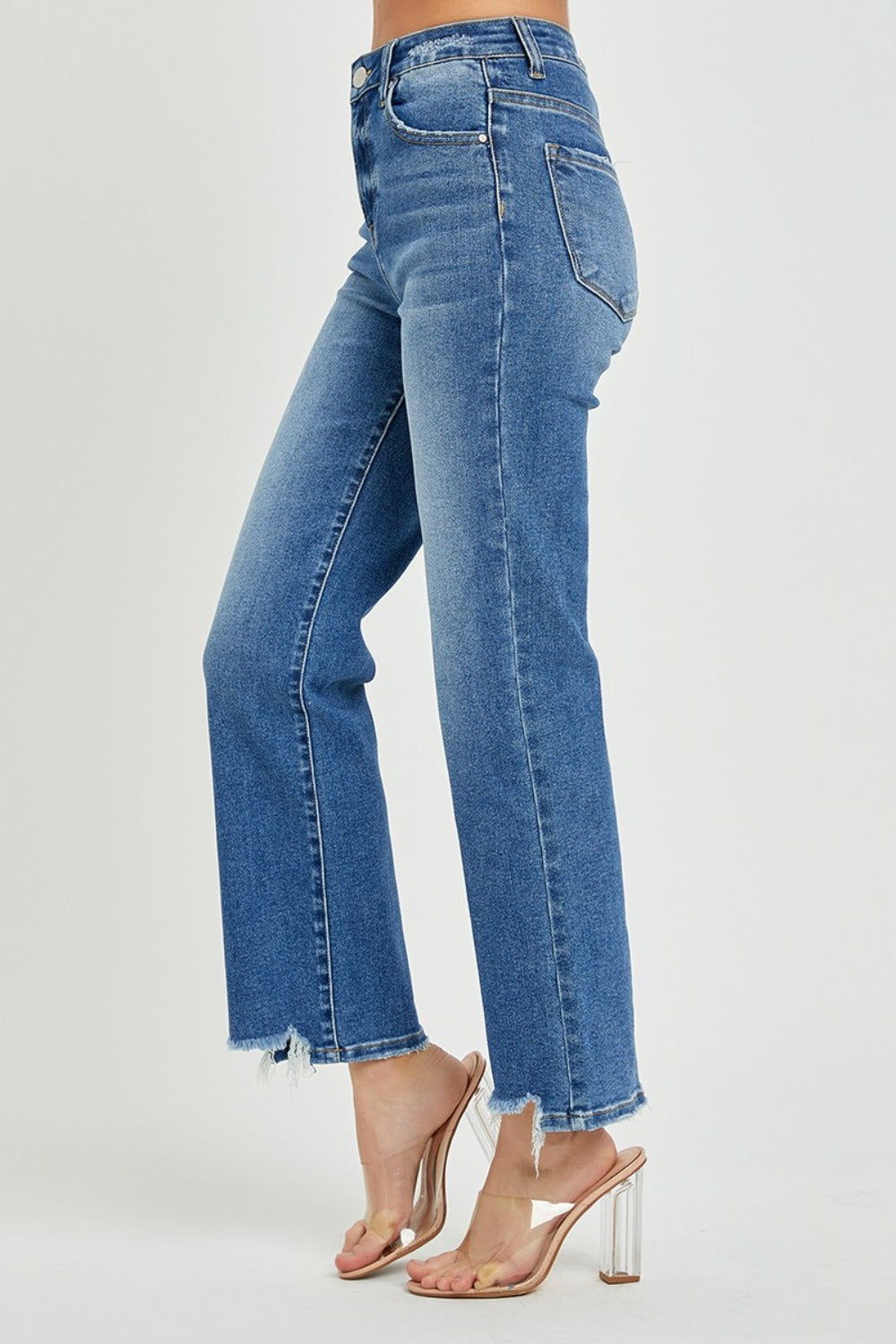 Hazel Blues® |  RISEN High Rise Straight Jeans