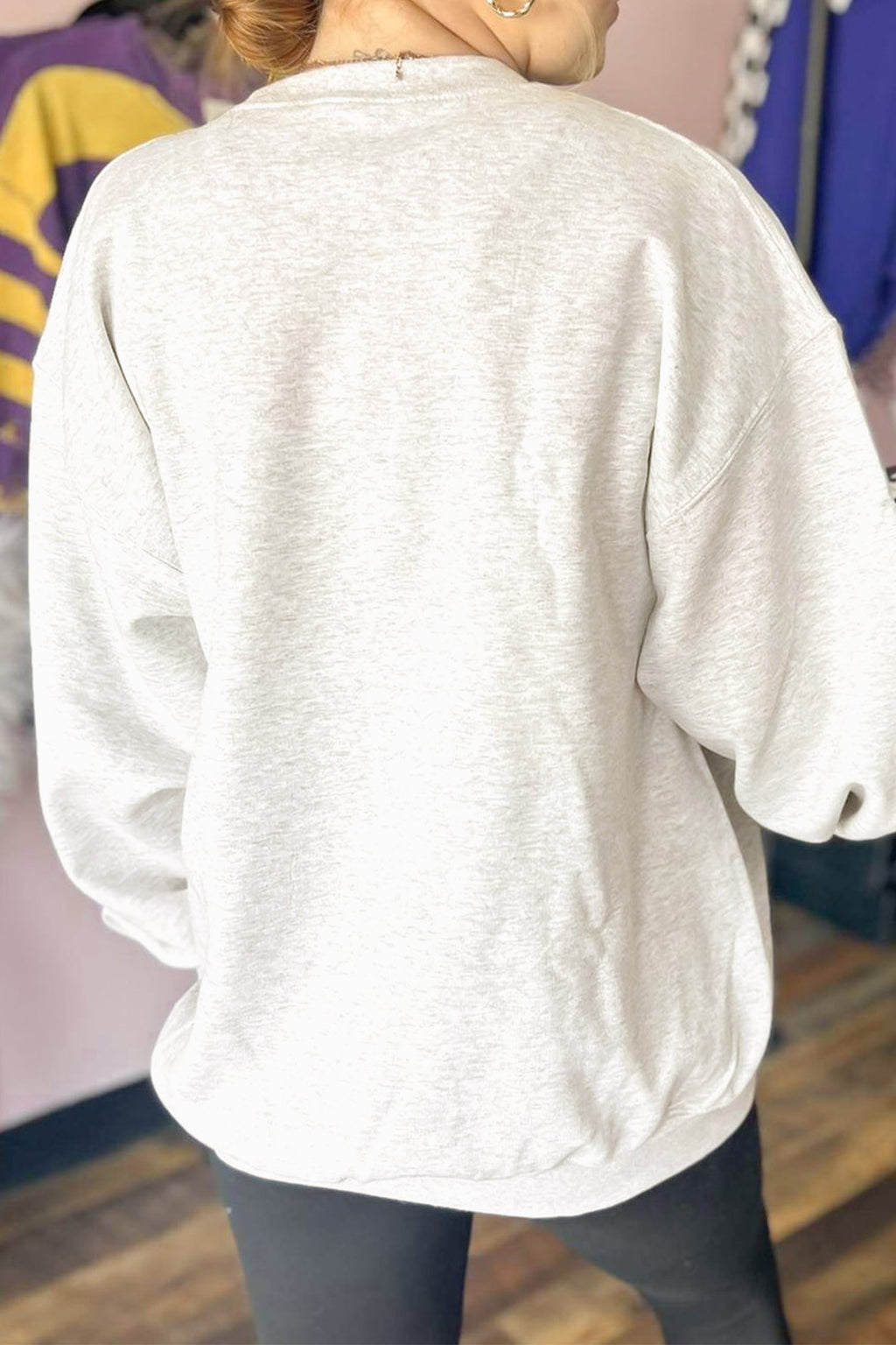 Maisie Rae Gray Ky Open Front Tunic Sweatshirt