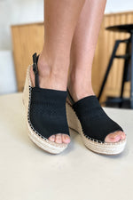 Hazel Blues® |  Forever Link Peep Toe High Heel Sandals