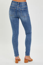 Hazel Blues® |  RISEN Mid Rise Ankle Skinny Jeans