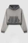 Hazel Blues® |  Basic Bae Kangaroo Pocket Long Sleeve Cropped Hoodie