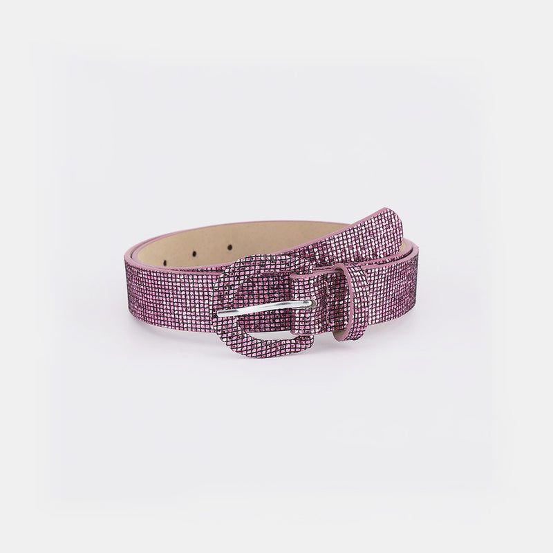 Hazel Blues® |  Sequin PU Leather Belt