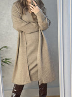 Hazel Blues® |  V-Neck Cami Dress and Open Front Cardigan Sweater Set