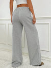 Hazel Blues® |  Tied Striped Wide Leg Pants