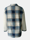 Hazel Blues® |  Fuzzy Button Up Long Sleeve Jacket