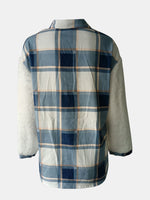Hazel Blues® |  Fuzzy Button Up Long Sleeve Jacket