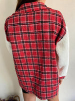 Hazel Blues® |  Fuzzy Button Up Long Sleeve Jacket
