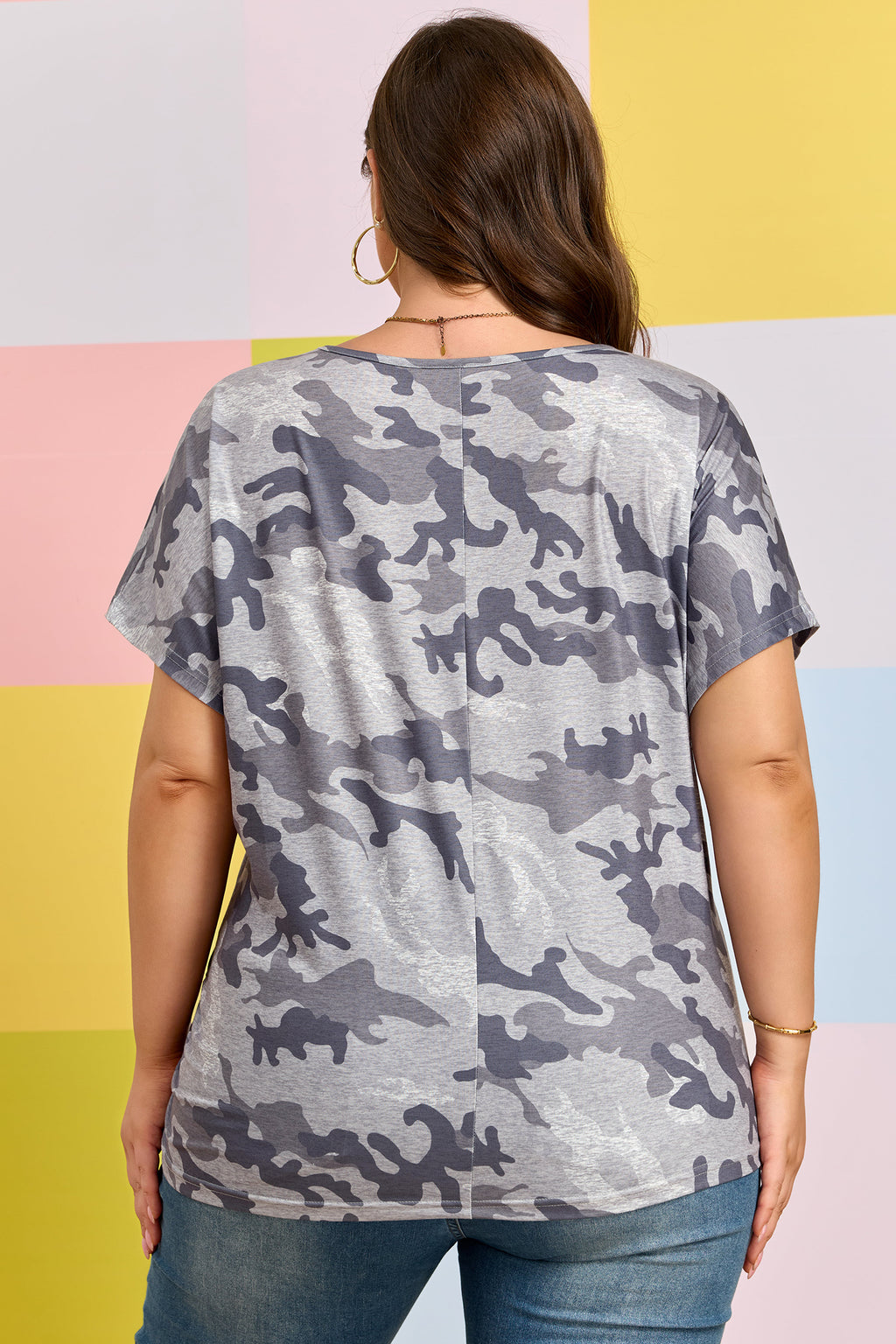 Camo Print Casual T-Shirt | Camo Tee