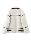 Hazel Blues® |  Zip Up Long Sleeve Sherpa Jacket