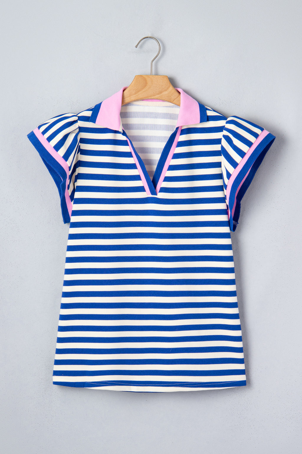 Josie Rae Blue Stripe Blouse