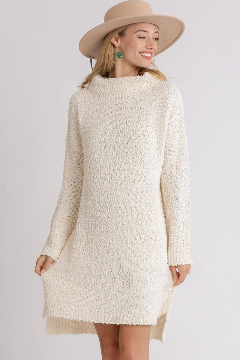 long sleeve boucle dress Starling Boucle Dress SEROYA
