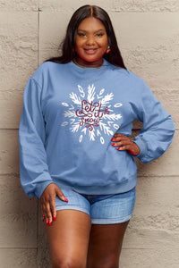 Hazel Blues® |  LET IT SNOW Long Sleeve Sweatshirt