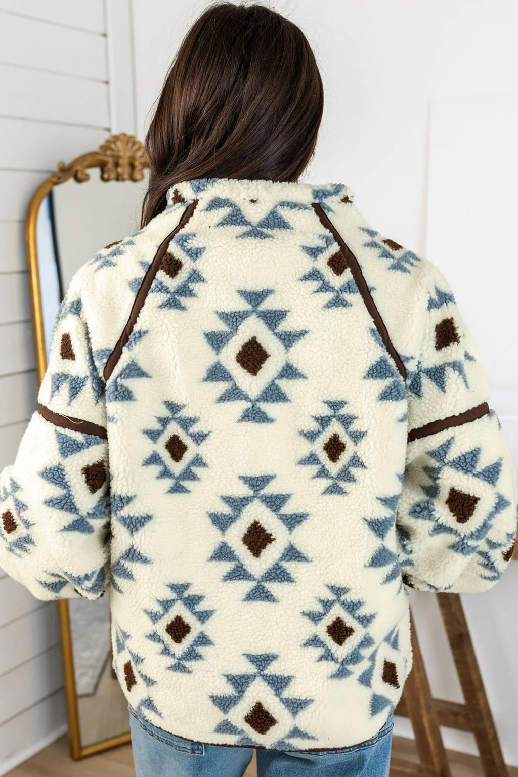 Desert Frost Western Sherpa Sweatshirt