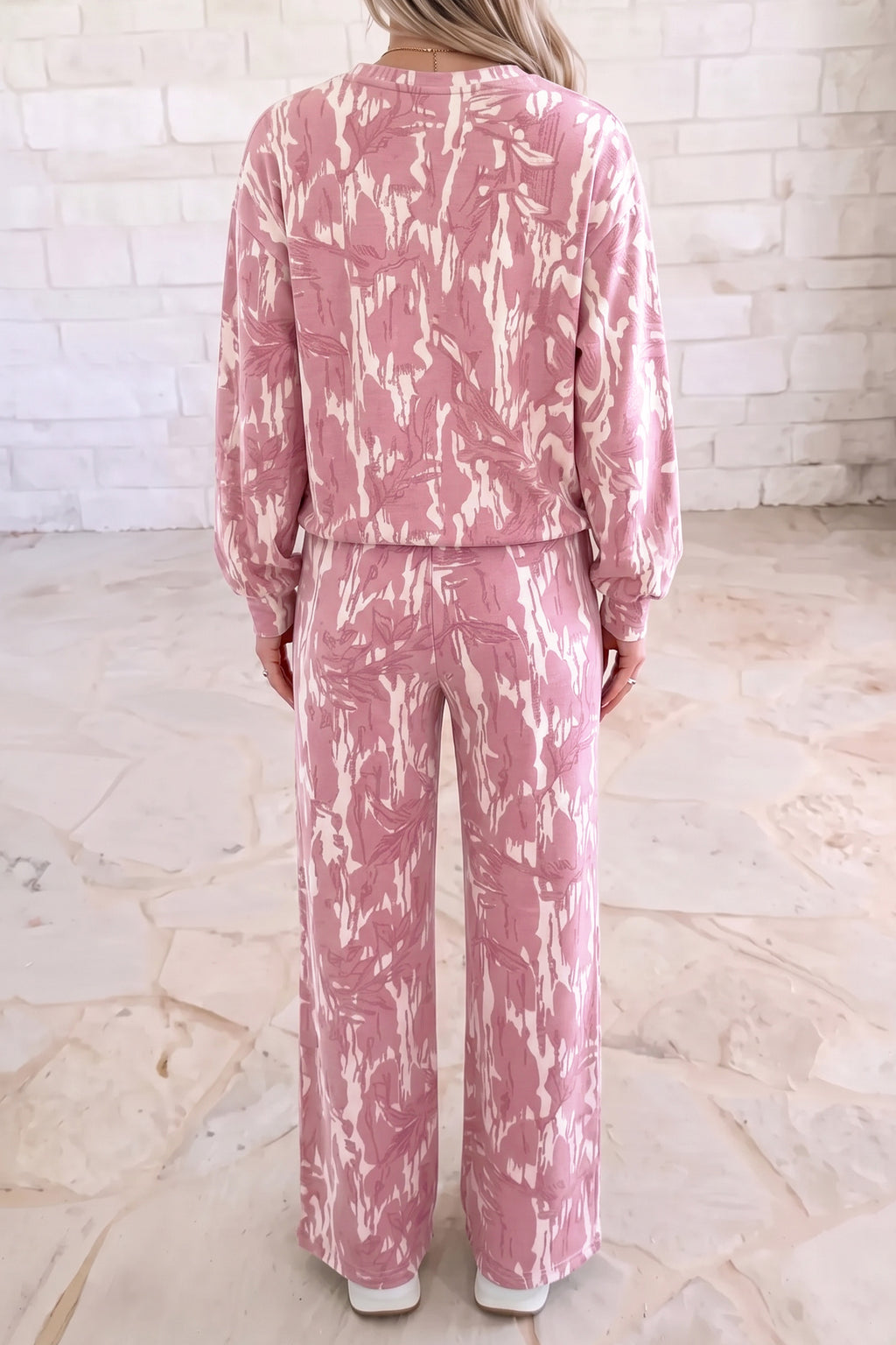 Madeline Pearl Floral Relaxed Pants