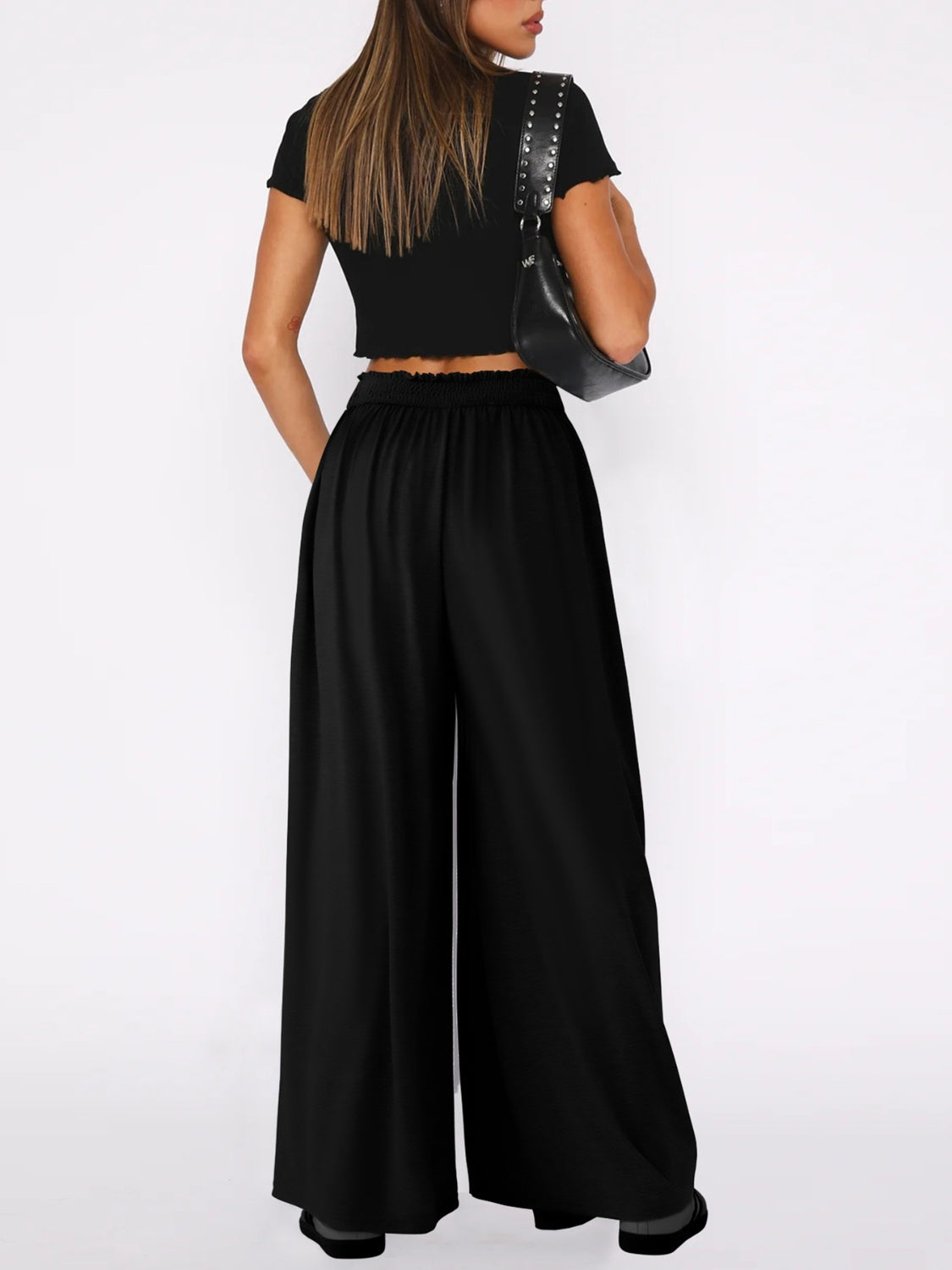 Hazel Blues® |  High Waist Wide Leg Pants