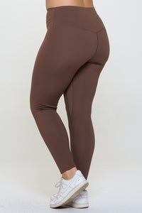 Hazel Blues® |  Yelete Fleece Lined High Waisted Leggings