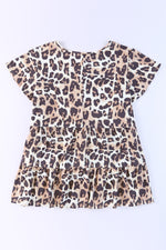 Hazel Blues® | Leopard Round Neck Blouse