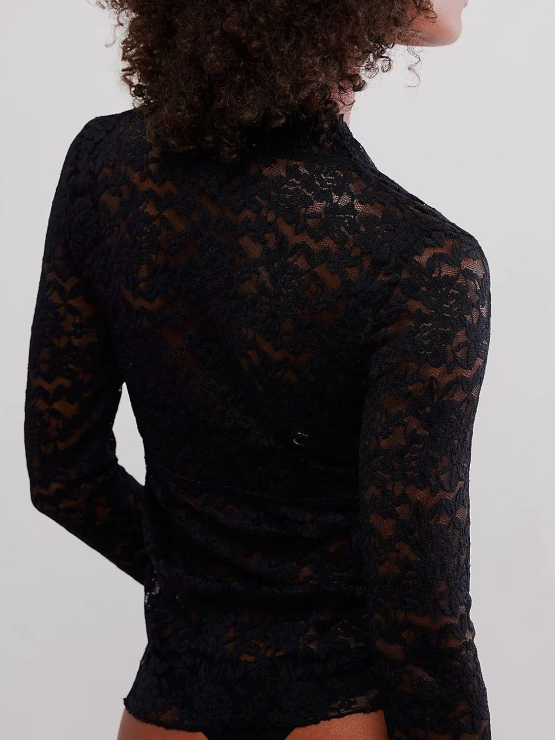 Hazel Blues® |  V-Neck Long Sleeve Lace Top