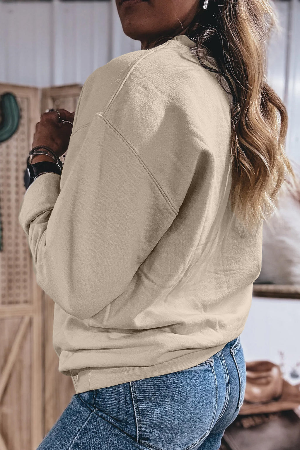 Lone Star Muse Embroidered Sweatshirt