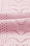 Hazel Blues® |  Openwork Round Neck Long Sleeve Sweater