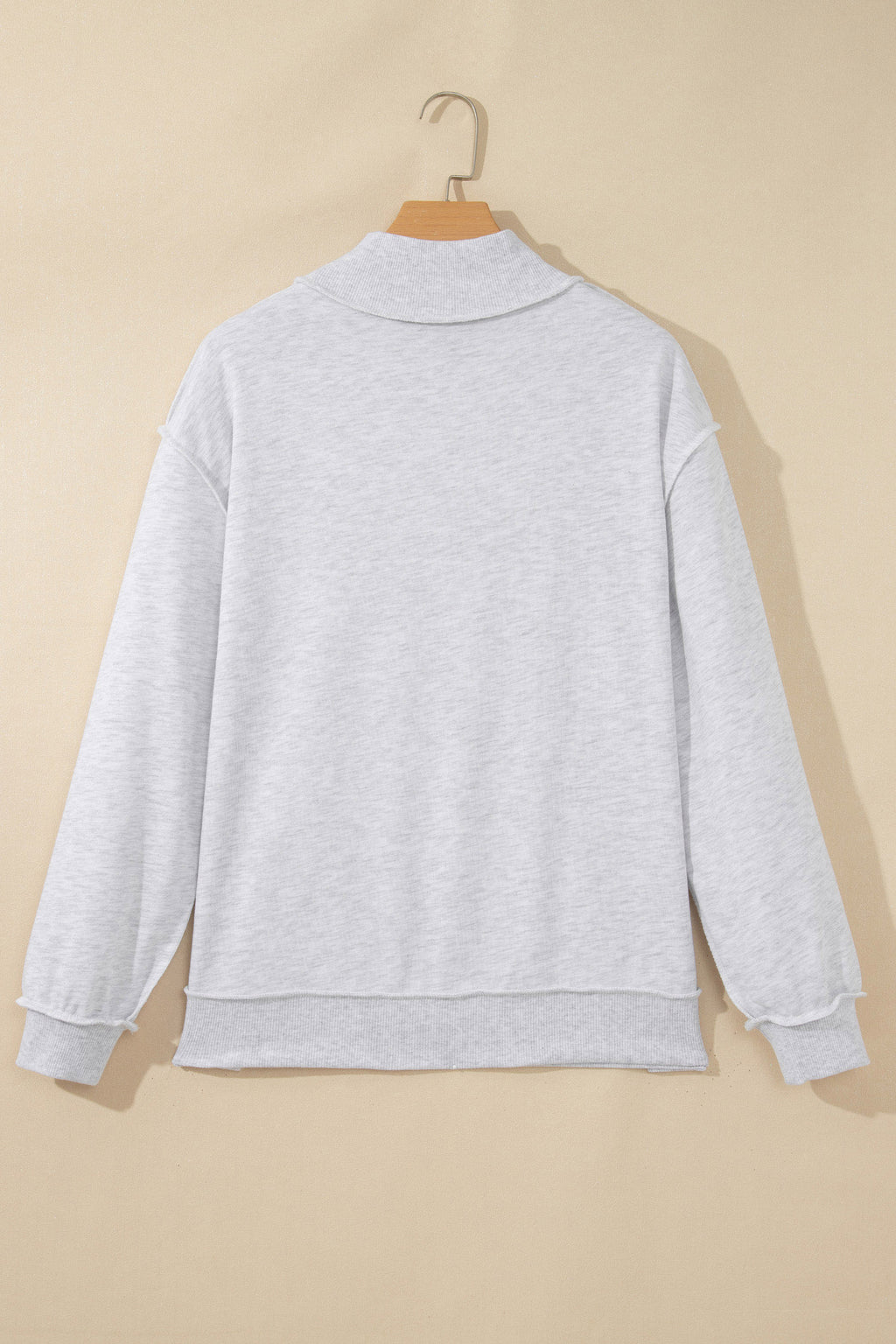 Light Gray FAITH Polka Dot Sweatshirt