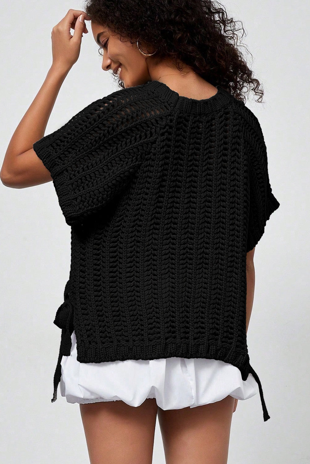 Hadley Noelle Black Bow Sweater