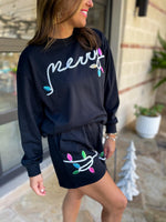 Hazel Blues® |  PREORDER: Merry Sequin Shorts Set