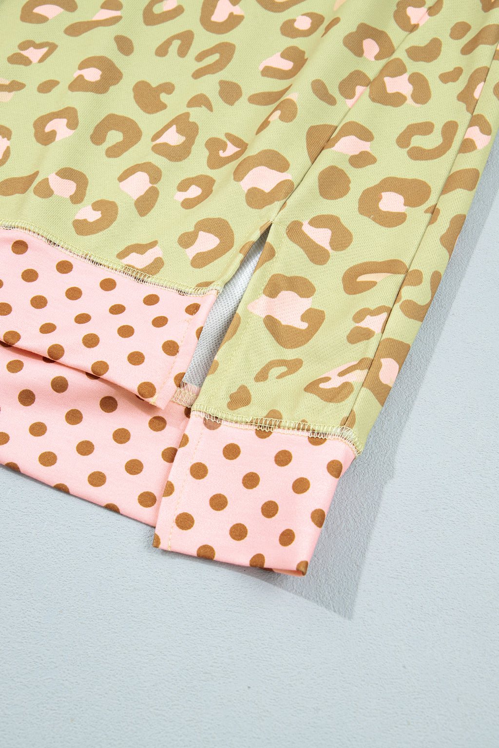 Daydream Wish Leopard Polka-Dot Top