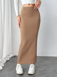 Hazel Blues® |  Maxi Knit Wrap Skirt