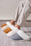 Hazel Blues® |  Faux Fur Round Toe Slippers