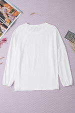 Hazel Blues® |  Leopard Round Neck Long Sleeve T-Shirt