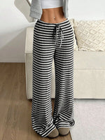 Hazel Blues® |  Tied Striped Wide Leg Pants