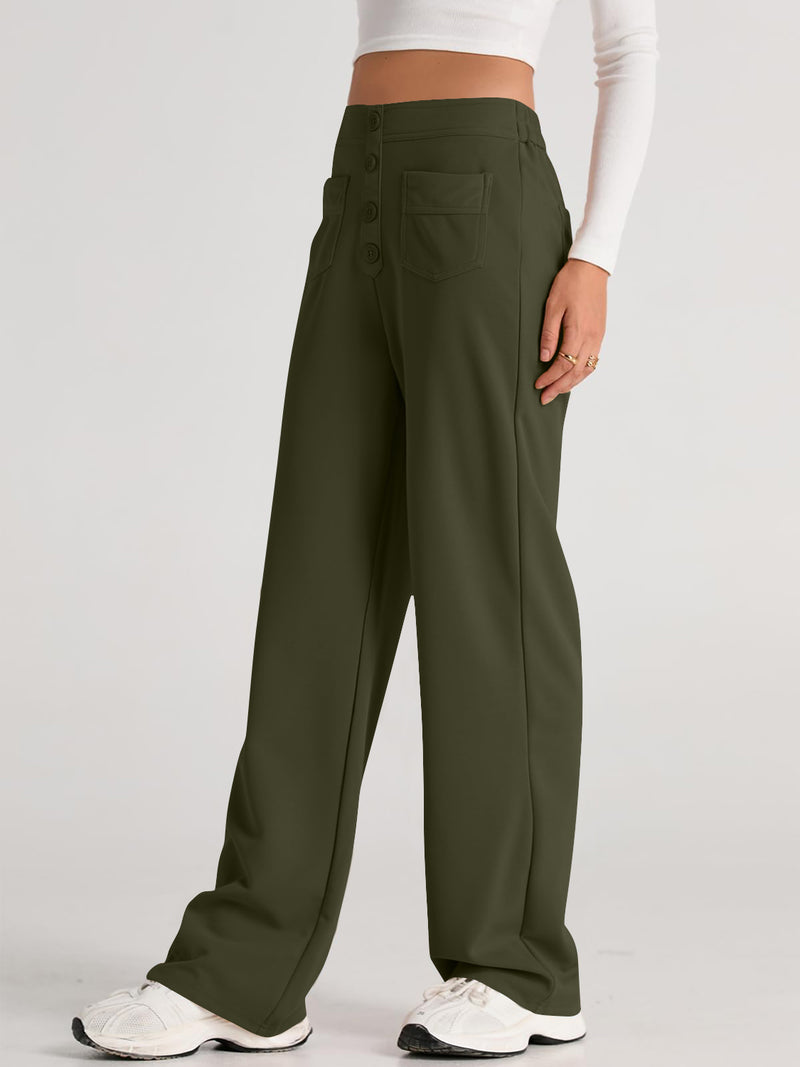 Hazel Blues® |  High Waist Wide Leg Pants