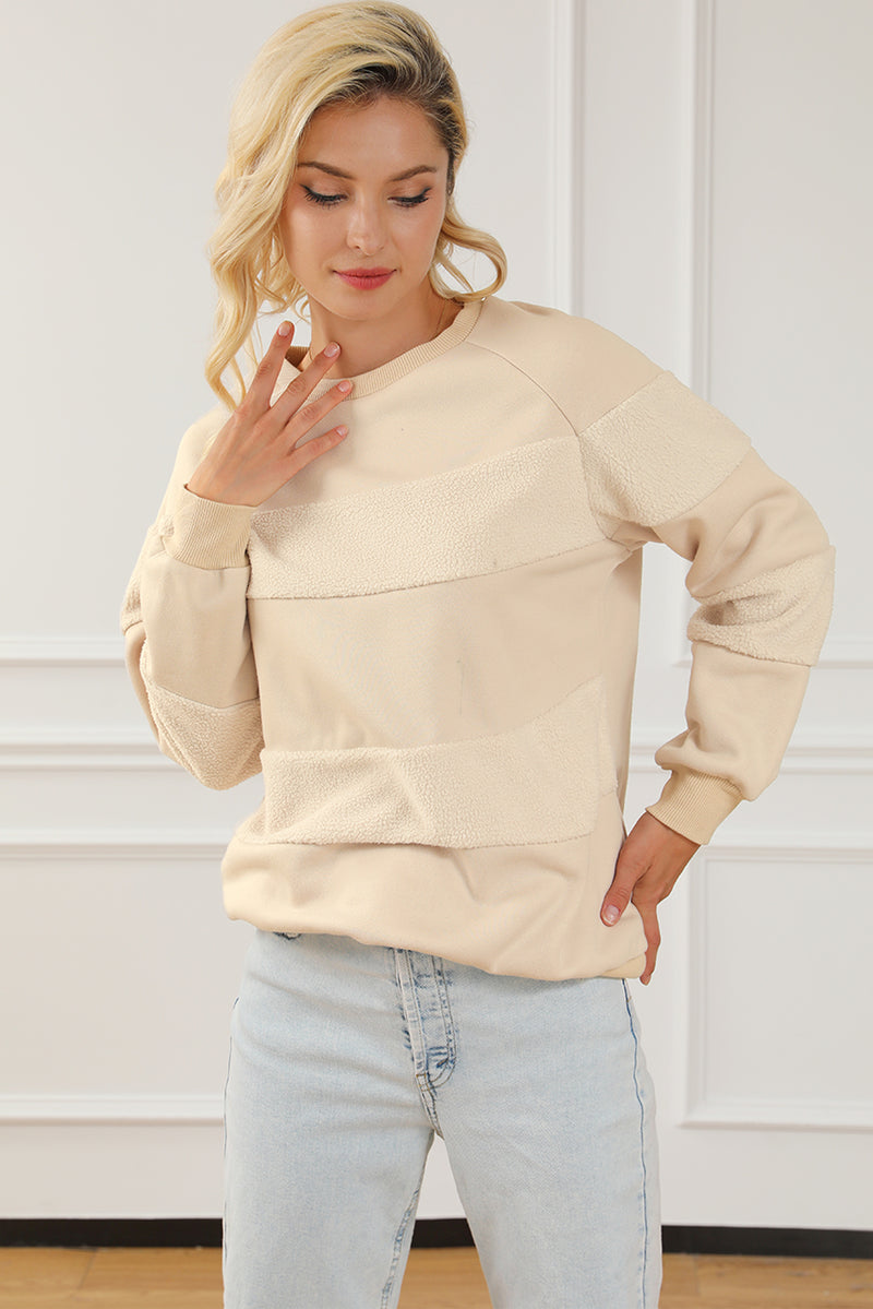 Hazel Blues® |  Round Neck Raglan Sleeve Sweatshirt